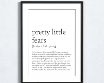 Pretty Little Fears - J. Cole - printable quote