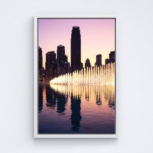 Printed poster - Dubai - The Dubai Fountain