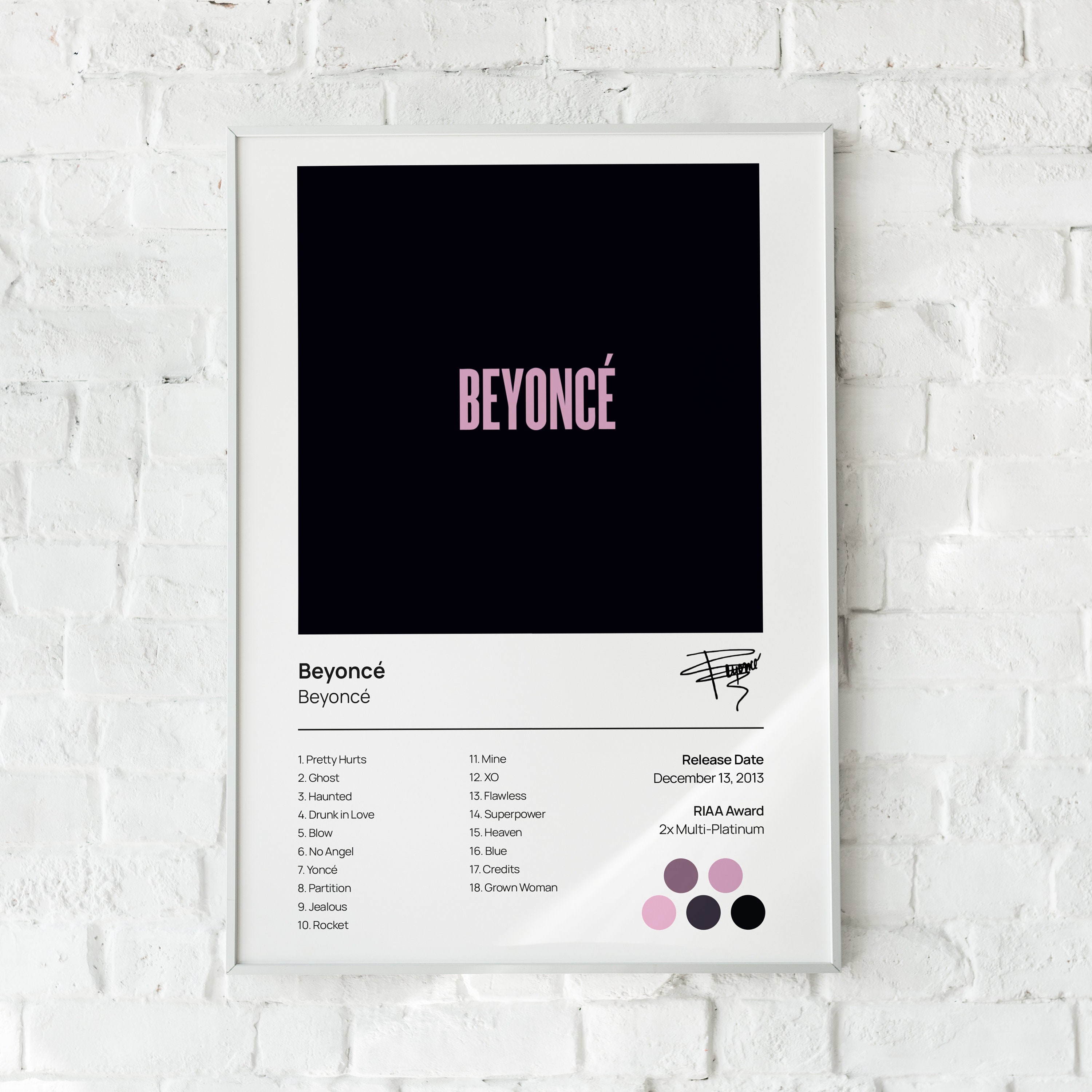 Beyonc - Selftitled - Album Premium Matte Vertical Posters