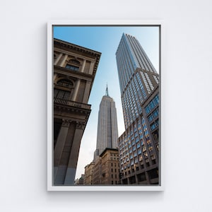Printed poster - NYC - Empire State Building