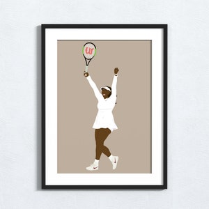 Serena Williams - Minimalistic Poster