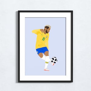 Neymar Jr. - Minimalistic Poster