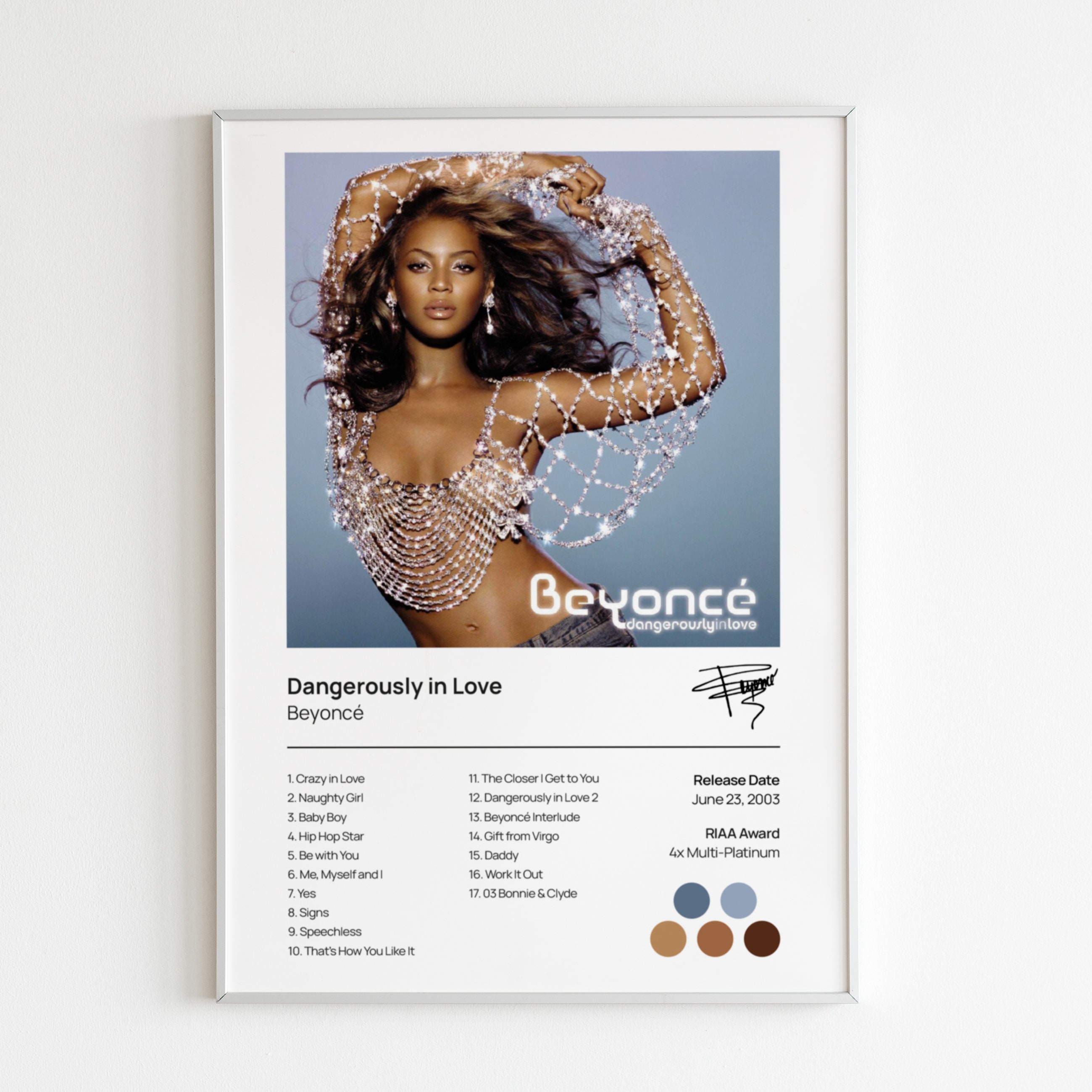 Beyonc - Dangerously in Love - Album Premium Matte Vertical Posters