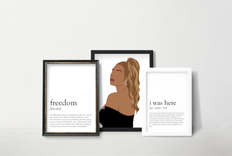 Freedom - Beyoncé - Printable Quote - Etsy