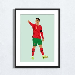 Cristiano Ronaldo-minimalistische poster