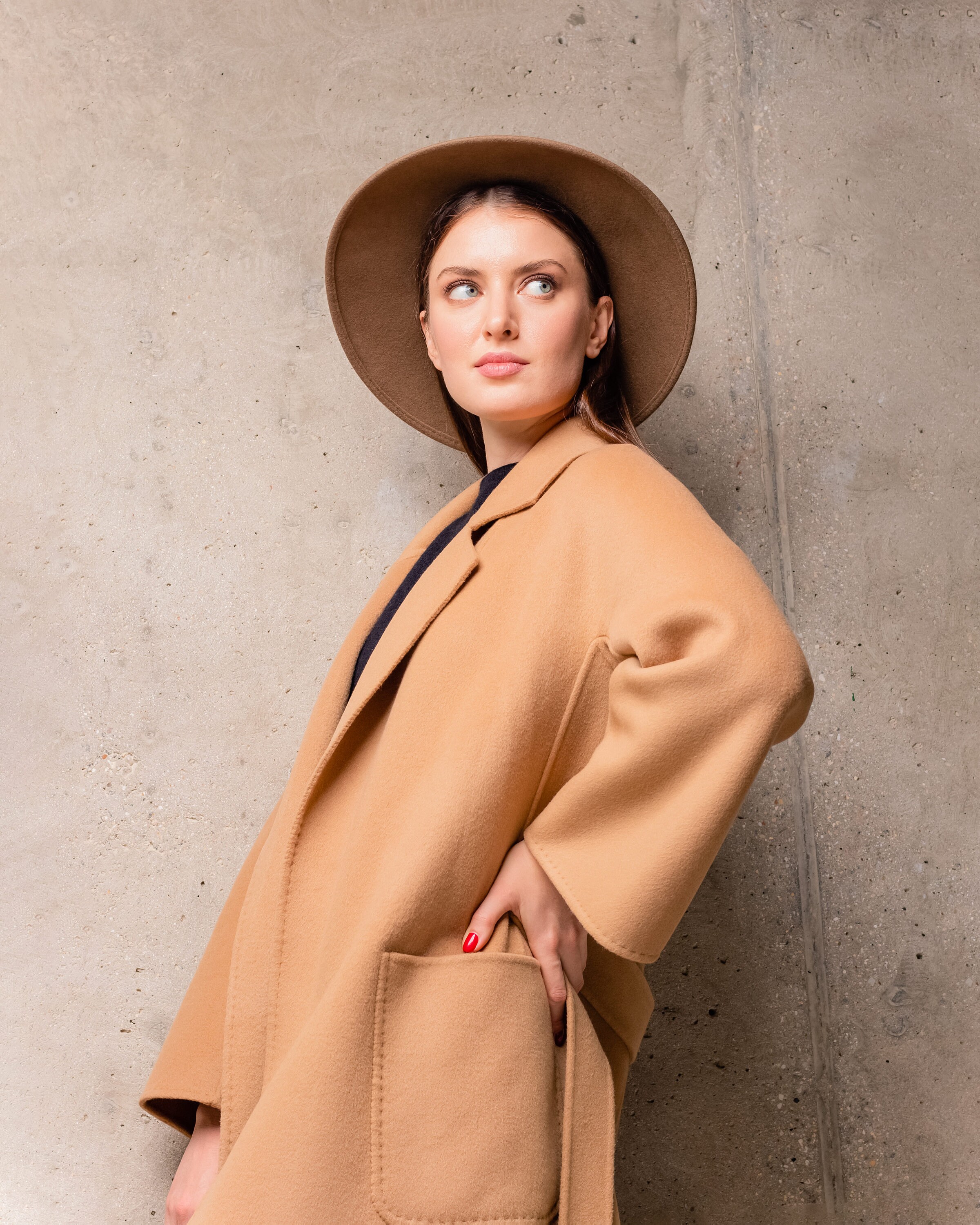 Belted Wrap Coat Etsy Canada