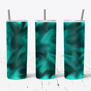 Aqua Swirl Tumbler Design, PNG, 20 oz Tumbler, Background Design, Sublimation Design, Straight Tumbler
