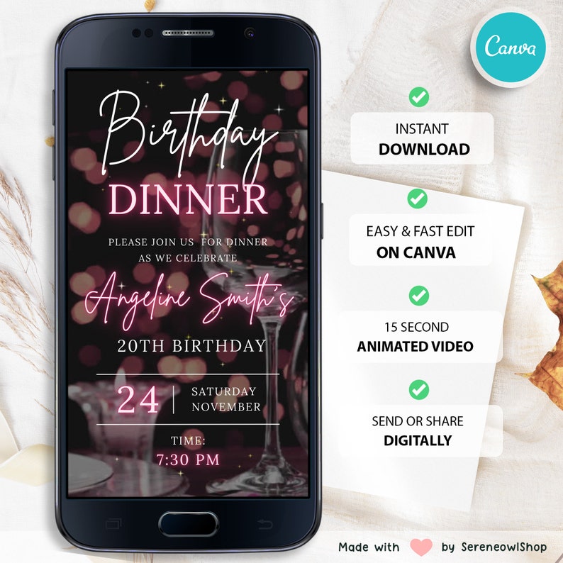 editable birthday invitation video templates free download