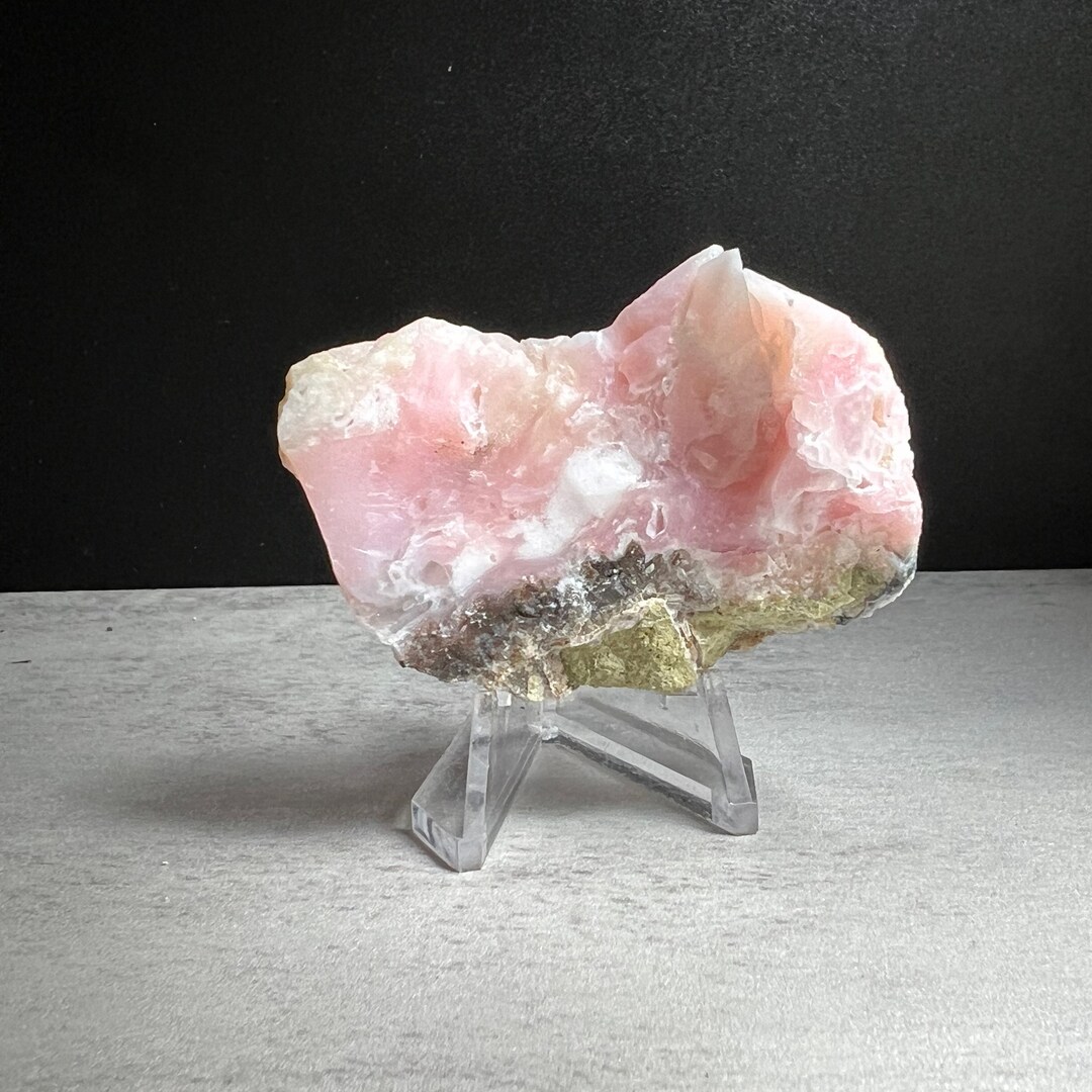 Bright Pink Pink Opal Raw Freeform Natural Pink Crystal From Peru ...