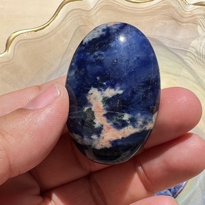 Deep Blue Sodalite Mini Palm Stones - Intuitively Chosen | Creativity Stone | Poet's Stone