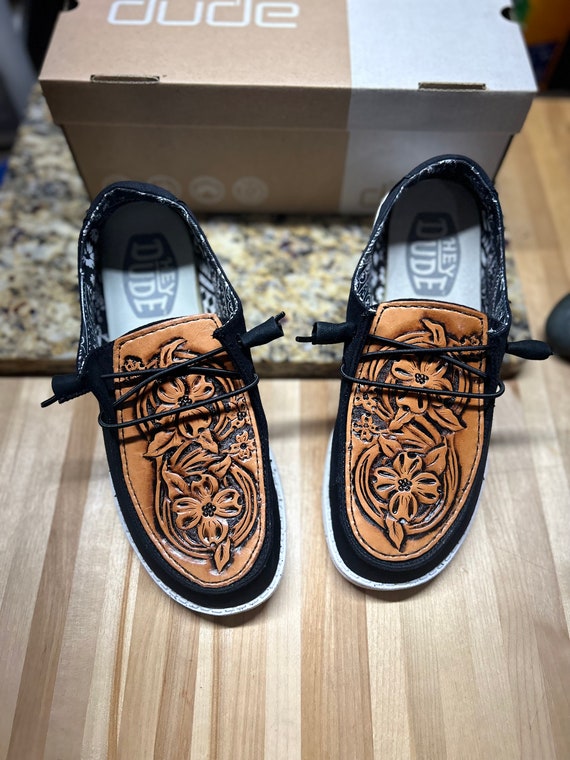 Tooled Leather Shoes-Women’s size 9