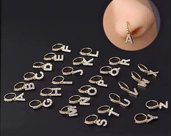 Lilbitty 2 Piercing Da Naso G23 Titanio Ipoallergenico Anello Nasale Argento Oro Setto Piercing Helix Clicker Ring Nostril Tragus Conch Piercing Per Naso Piercing (8 Mm - Foto 9