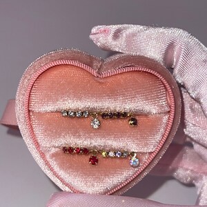 DIAMOND DANGLE NOSERING | Nose Hoop | Dangle Nose Ring | Nose Piercing | Nose Jewelry | Nose Ring