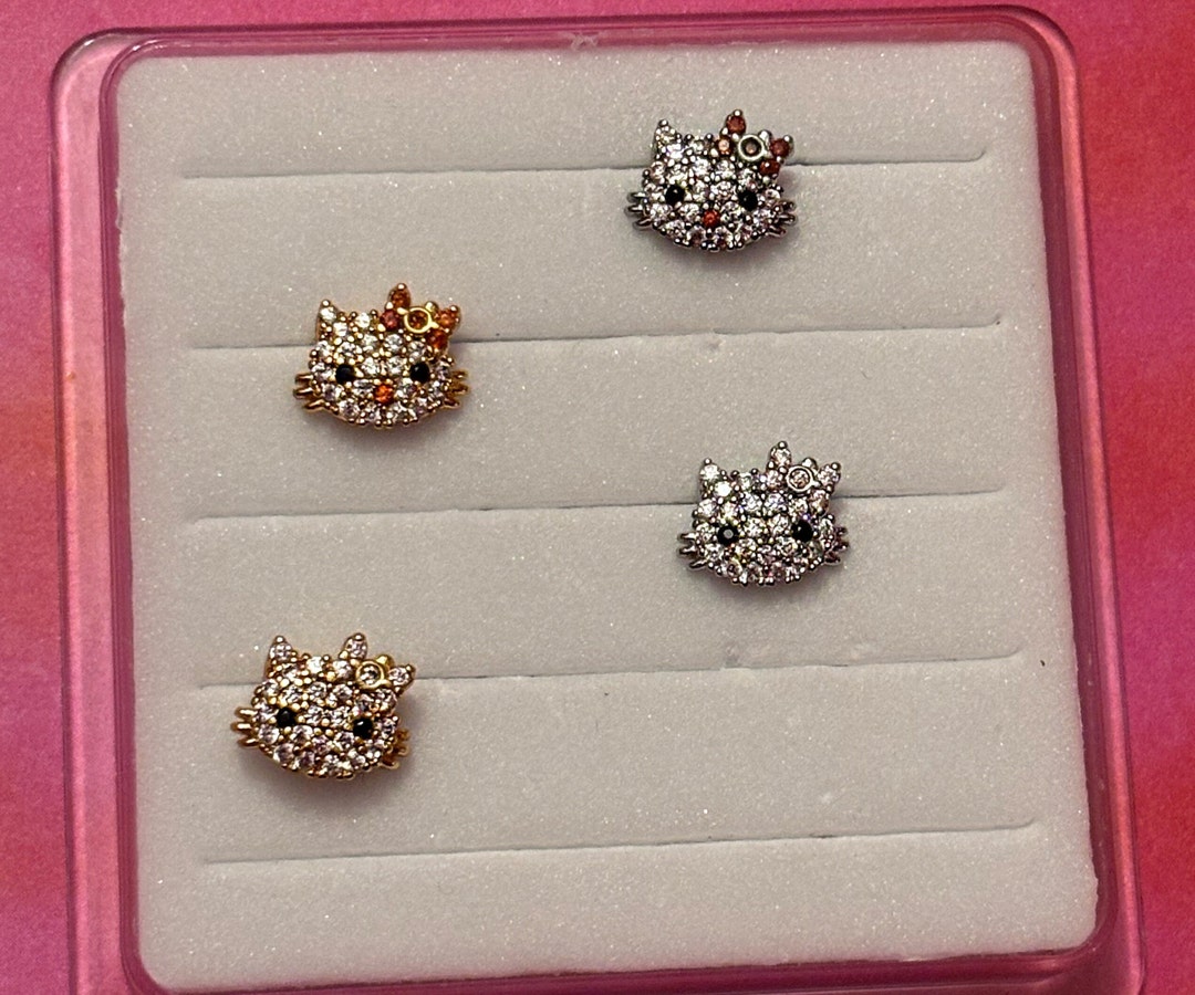 HELLO KITTY NOSESTUD Nose Ring Nose Hoop Nose Piercing Nose Jewelry - Etsy