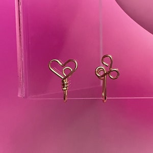NOSE CUFF| Non Piercing Nose Ring| Gold Nose Cuff | Silver Nose Cuff| Nose Jewelry| No Nose Piercing Required| Nose Clip