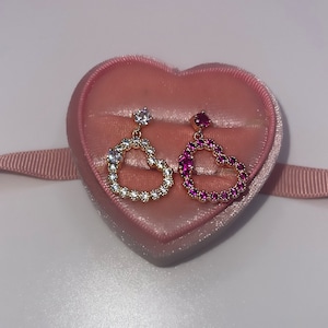 BIG HEART Nose Stud | L Bend Nose Stud | Nose Piercing | Nose Jewelry | Heart Stud| Dangle Nose Stud | Nose Ring | Big Heart Nose Ring