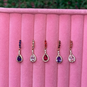 TEARDROP DANGLE Nose Ring  | Dangle Nose Ring | Nose Piercing | Nose Jewelry | Nose Ring| Heart Nose Ring| Gold Nose Ring