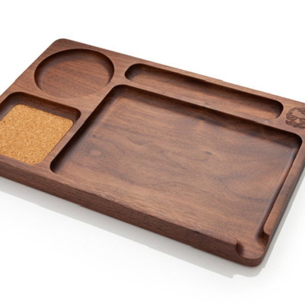 Wood Rolling Tray Etsy