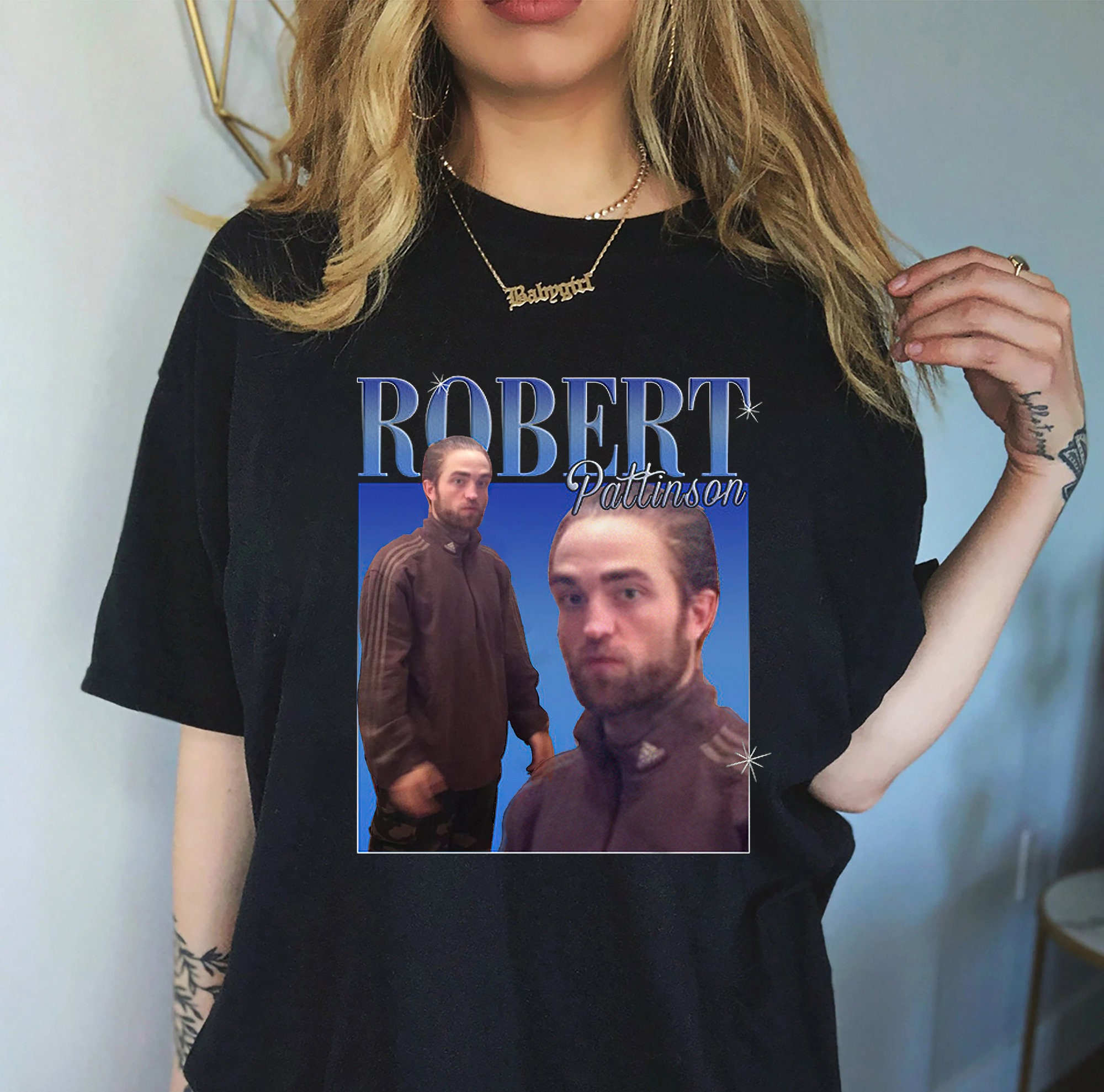 Robert Pattinson Tracksuit Meme Shirt, Vintage Robert Pattinson T-Shirt Vintage