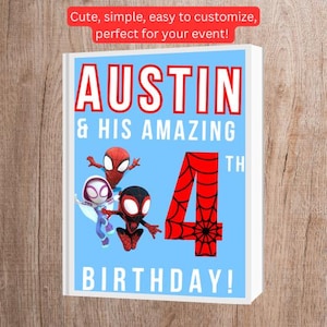 Custom Spidey Coloring Book, Spidey Party Coloring Book Party Favor, Spidey Party