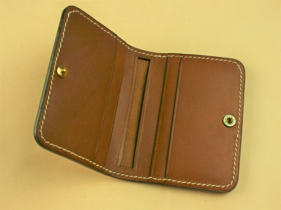 Annonay Ebony Box Calf Leather Bifold Wallet - Etsy