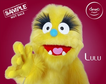 MONSTER PUPPET - Professional Hand Rod Puppet - Half Body