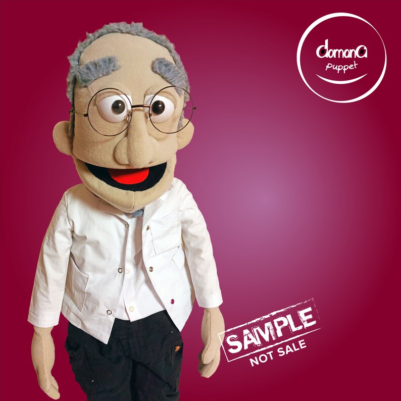 MUPPET Style PUPPETS Professional Hand Rod Puppet - Full Body - Etsy