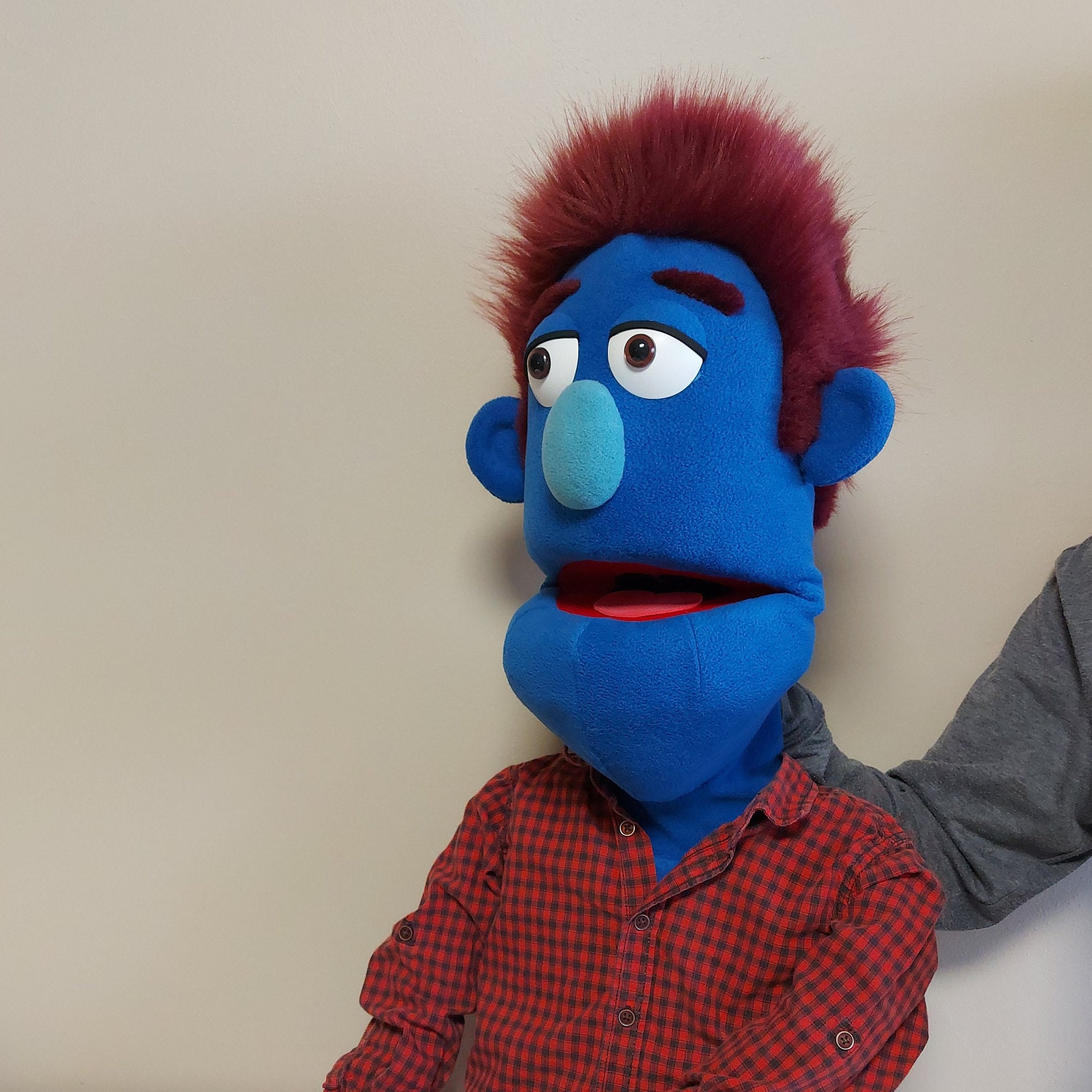 Big Mouth big Chin Puppet Head FOAM and FLEECE PATTERNS Pdf Etsy Canada