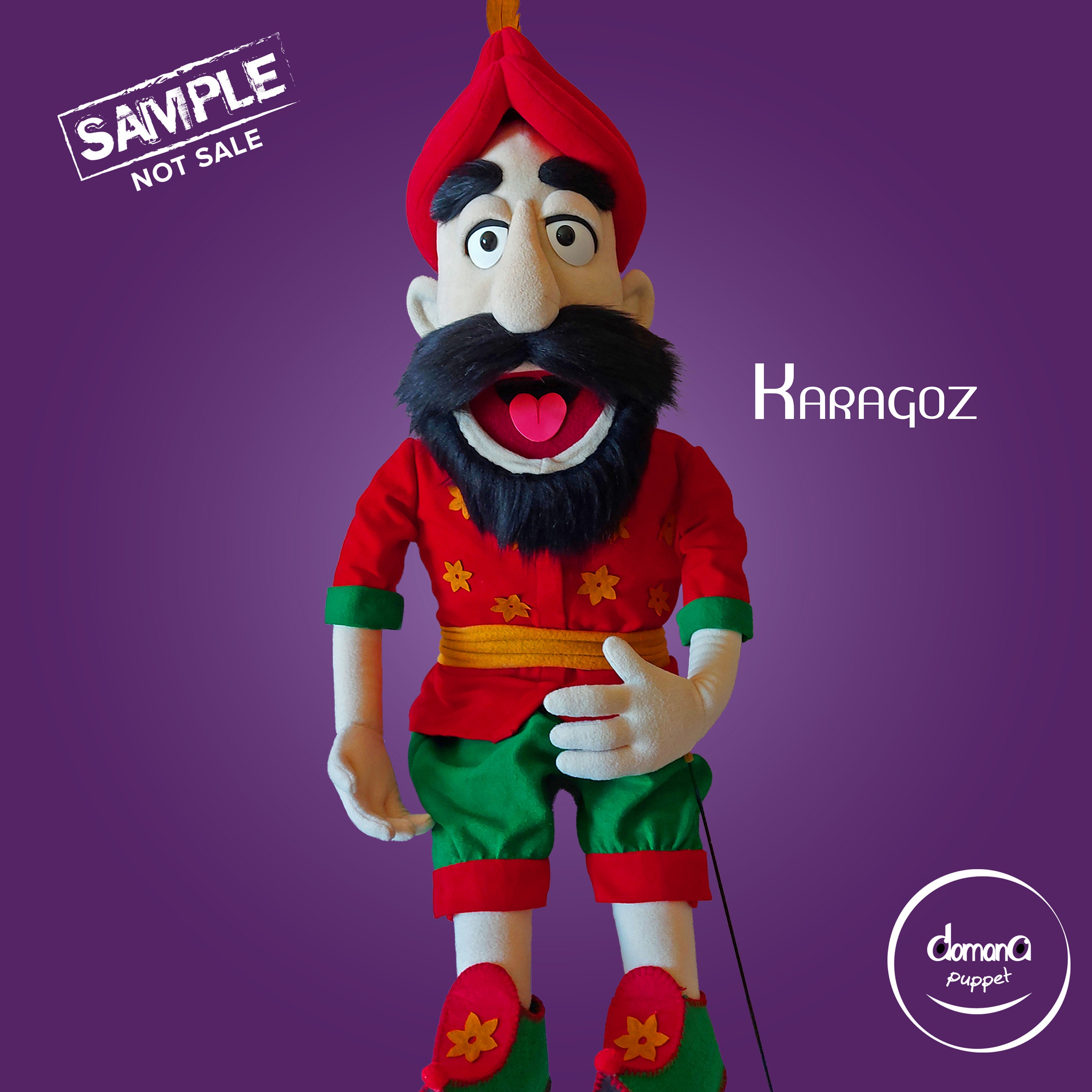 KARAGOZ & HACIVAT PUPPETS Custom Professional Hand Rod Etsy Ireland