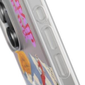 You Are Divine Phone Case | Retro Sun Mountain Collage, Lighthouse, Boho Celestial Flexi Case, Affirmation Quote, Gift for Her, iPhone image 6