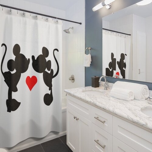 Disney Shower Curtain Etsy