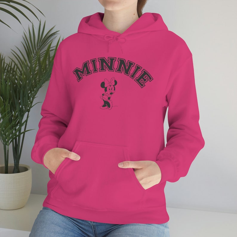 Minnie Hoodie / Disney Inspired / Unisex Heavy Blend Hooded Sweatshirt / Minnie Mouse image 7
