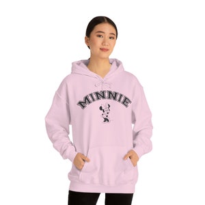 Minnie Hoodie / Disney Inspired / Unisex Heavy Blend Hooded Sweatshirt / Minnie Mouse image 3