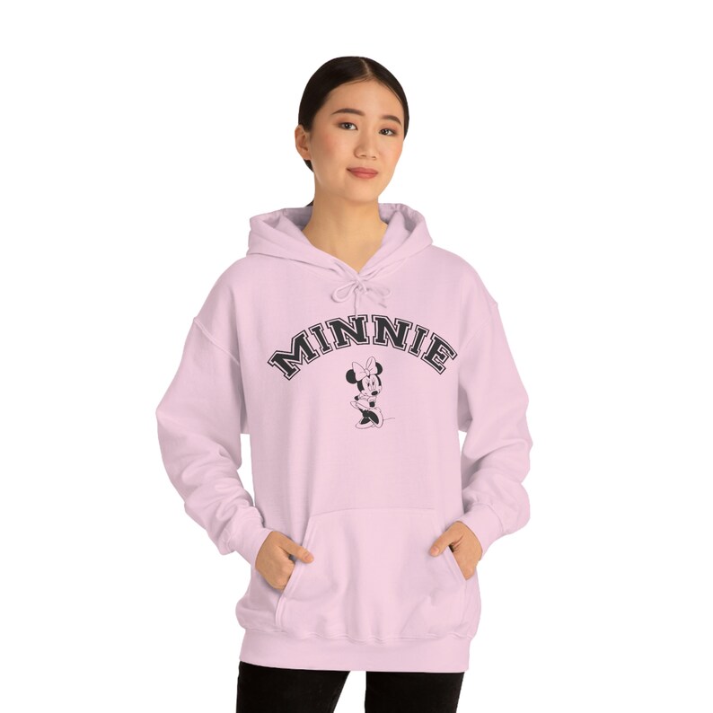 Minnie Hoodie / Disney Inspired / Unisex Heavy Blend Hooded Sweatshirt / Minnie Mouse image 3
