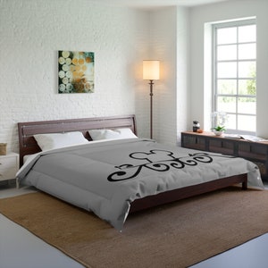 Disney Inspired Comforter / Mickey Scroll / Bedroom Collection / Home Decor / Mickey Blanket