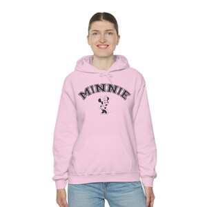 Minnie Hoodie / Disney Inspired / Unisex Heavy Blend Hooded Sweatshirt / Minnie Mouse image 5