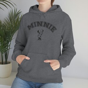 Minnie Hoodie / Disney Inspired / Unisex Heavy Blend Hooded Sweatshirt / Minnie Mouse image 6