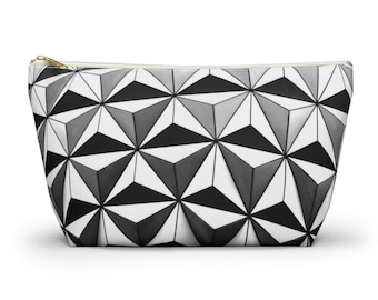 Borsa per il trucco ispirata a Epcot / Custodia per accessori / Ispirata alla Disney / Borsa da viaggio / Borsa del Parco Disney / Borsa per cosmetici