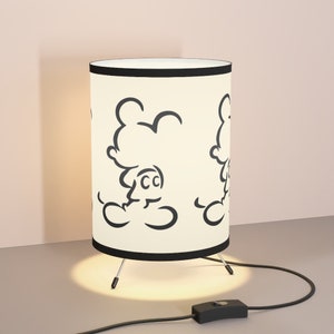 Table Lamp / Mickey Tripod Lamp / Disney Inspired Lamp / Home Decor / Disney Decor