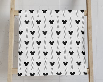 バスルームタオル / ディズニー風ハンドタオル / ミッキーマウスアロー / ホームデコレーション / バスルームデコレーション