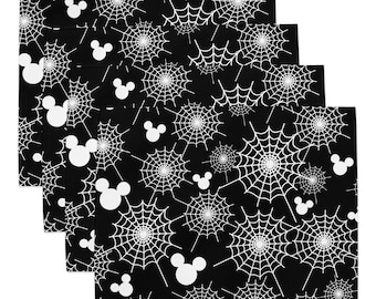 Spider Web Placemat Set of 4, Disney Inspired, Halloween decor