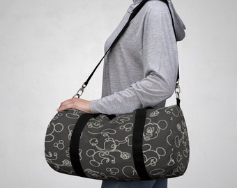 MIckey Duffle Bag / Disney Inspired/ Mickey String Design / Bolsa de viaje / Bolsa de transporte / Bolsa de gimnasio / Equipaje