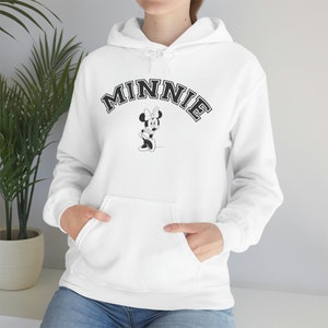 Minnie Hoodie / Disney Inspired / Unisex Heavy Blend Hooded Sweatshirt / Minnie Mouse image 9