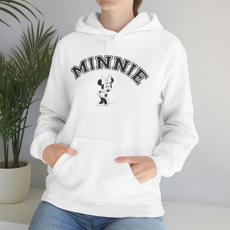 Minnie Hoodie / Disney Inspired / Unisex Heavy Blend Hooded Sweatshirt / Minnie Mouse image 9