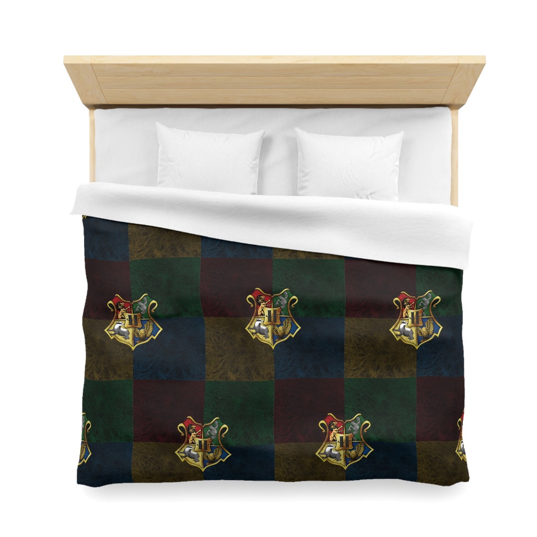 Hogwarts Duvet Cover / Harry Potter Inspired Bedding / Etsy