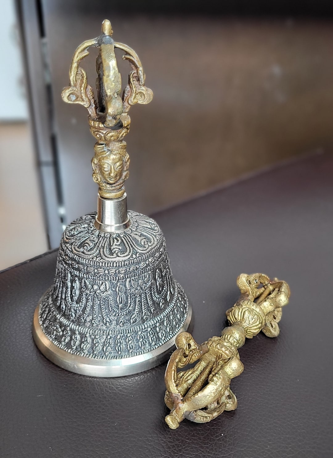 50%off|tibetan Singing Bell Dorje Meditation Yoga Reiki Chakra Sound ...