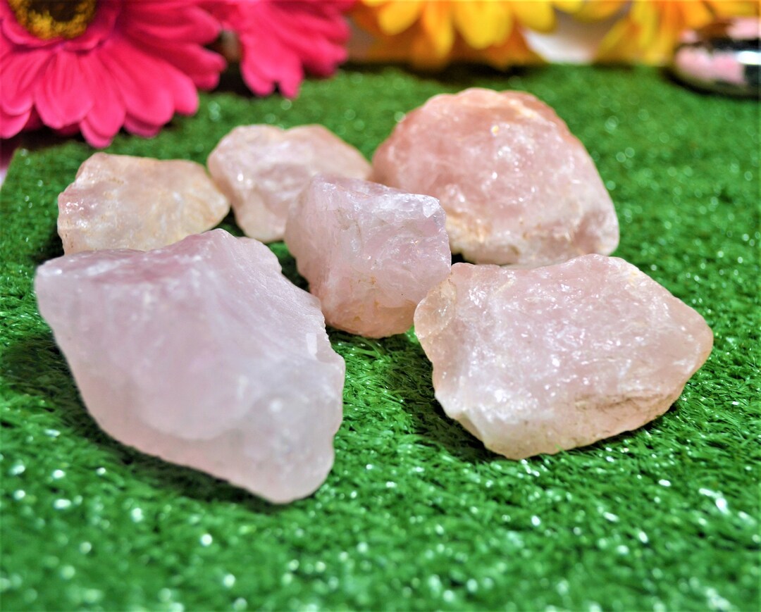 BOXING WEEK 40offraw Crystal Rose Quartz Stone Crystal Stone Raw Quartz Healing Crystal Palm