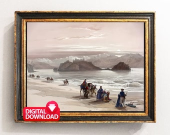 Stampa artistica raffigurante un cammello: decorazione per la casa mediorientale (download digitale)