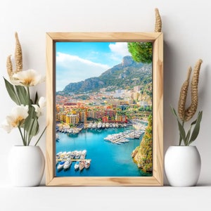 Monaco Print, Monaco Poster, Monaco Art, Monaco Photo, Monaco Artwork, Monaco Wall Decor, France Poster, Monaco Art Print