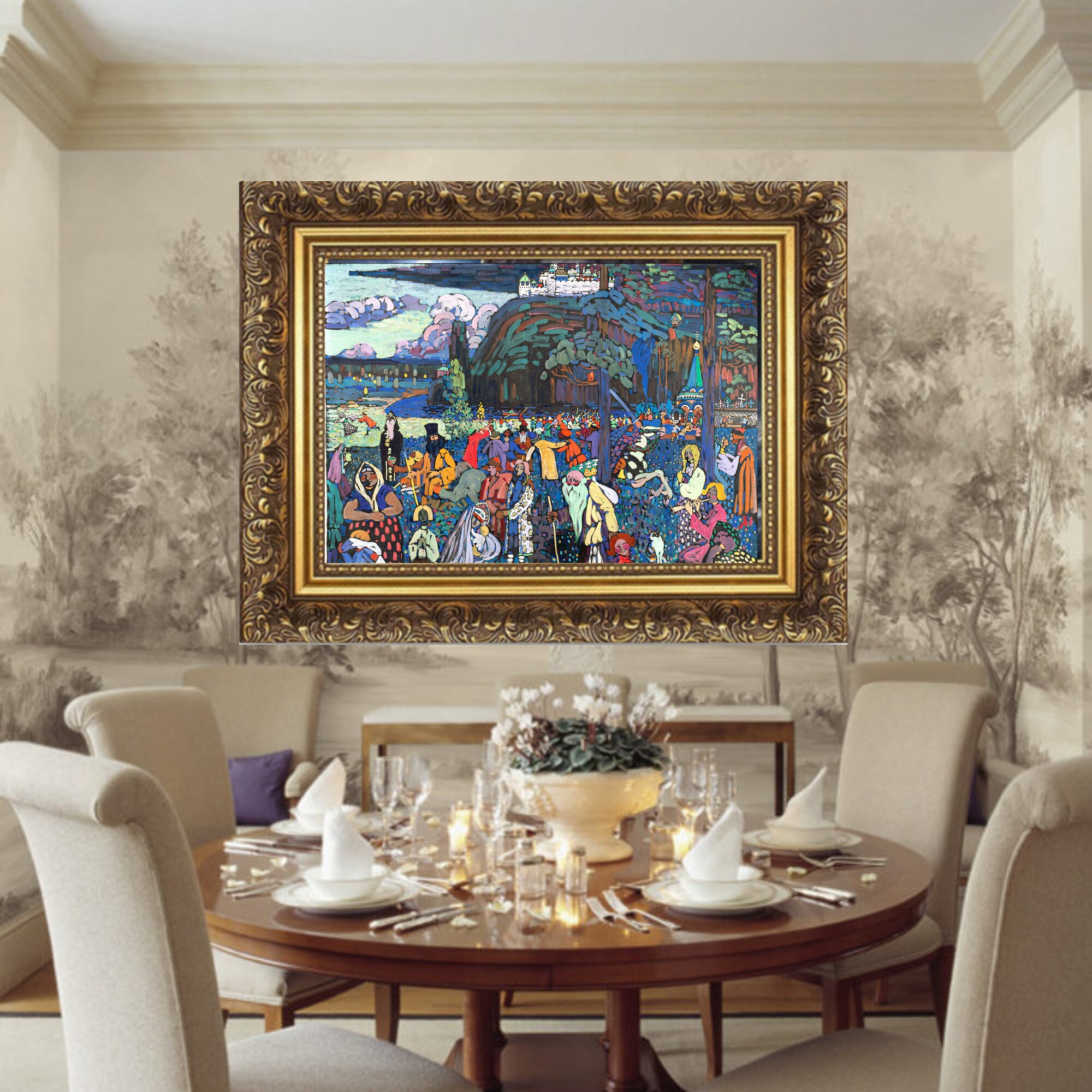 Colorful Life das Bunte Leben 1907 by Wassily Kandinsky - Etsy